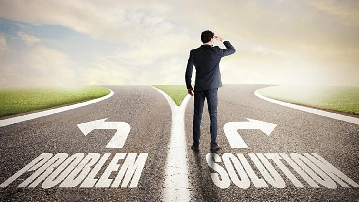 一個人在成功路上